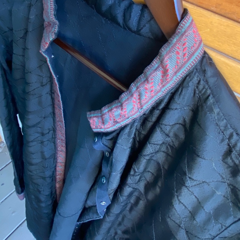 SZ S/M ASIAN INSPIRED REVERSIBLE SILK JACKET